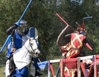 Knights clash at a Joust
